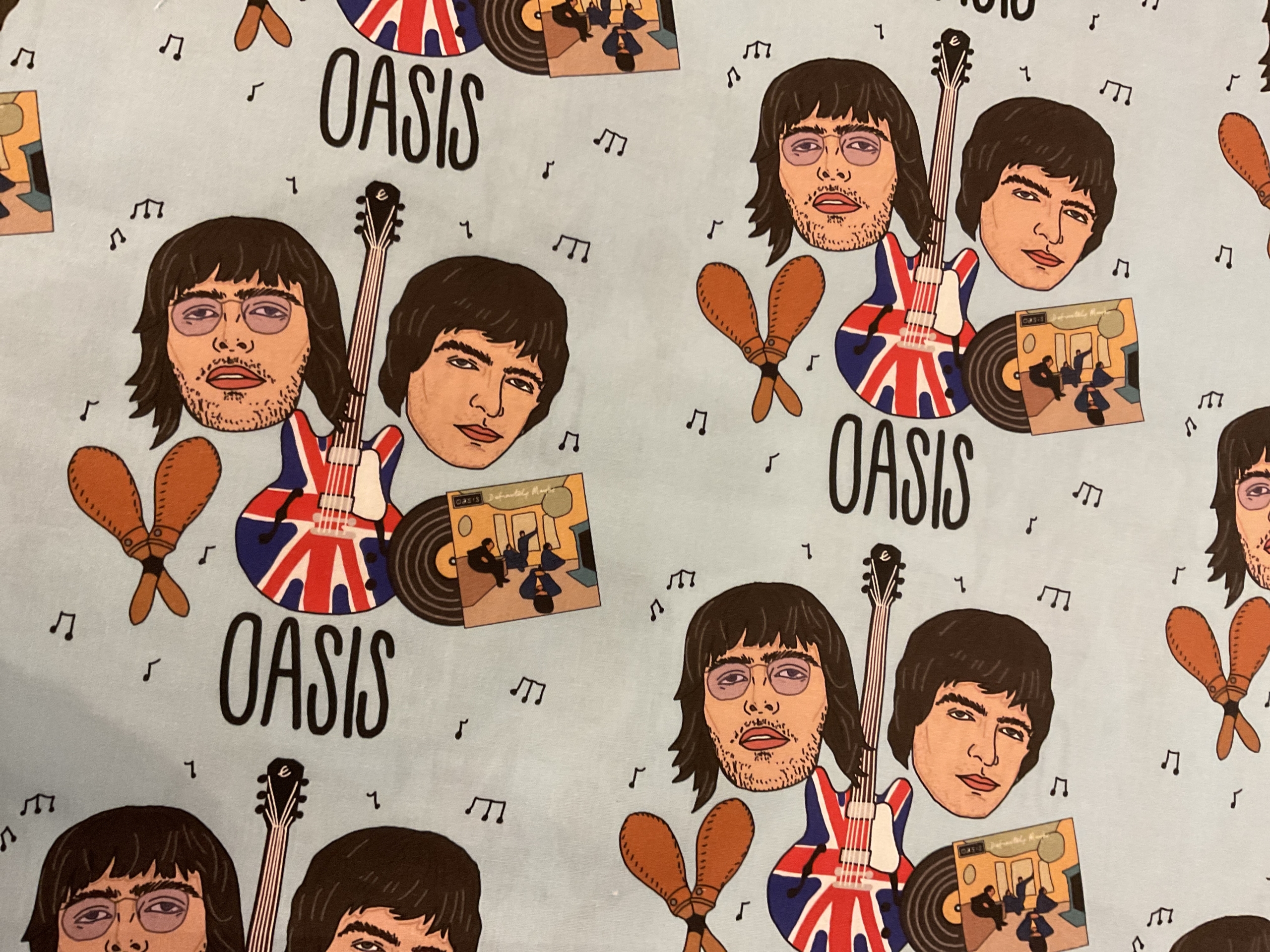 Icons- OASIS inspired fan art fabric